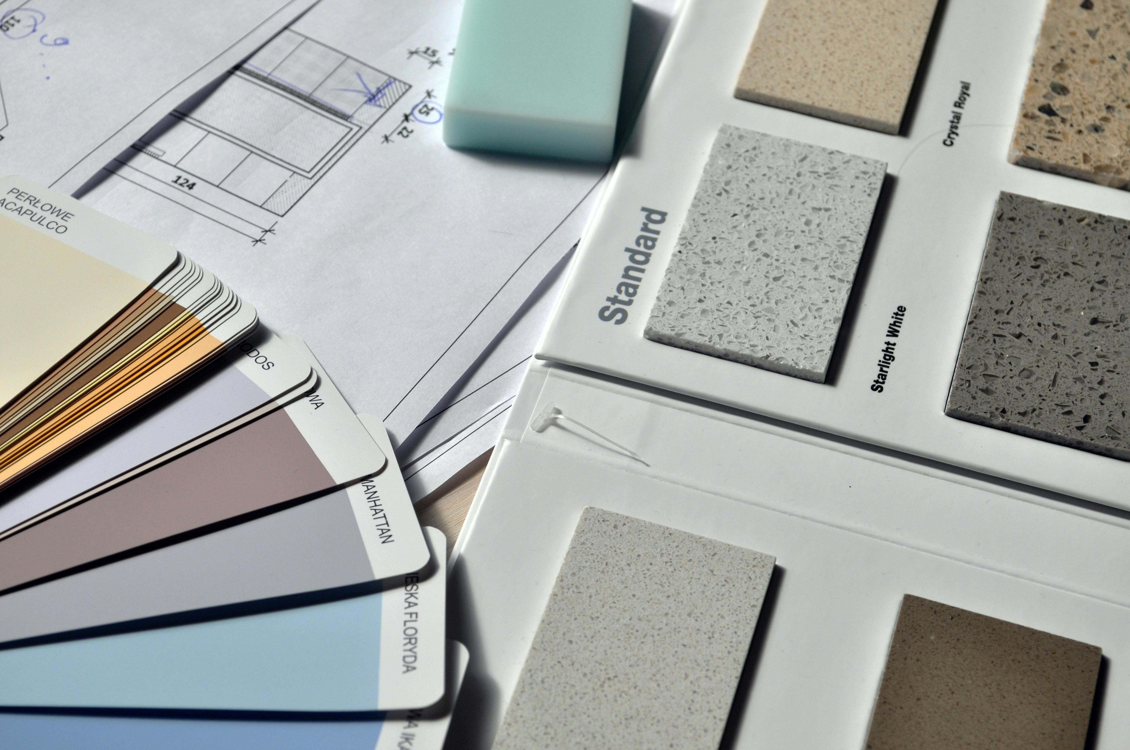 Different Tile Material and Color Options